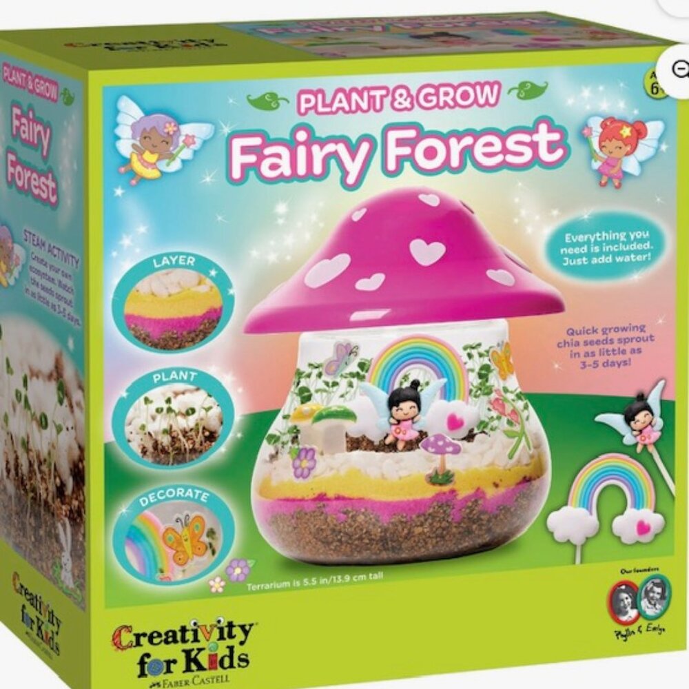 Creativity for Kids Fairy Forest Garden- Child, Beginner Craft Kit for Ages 6 to
